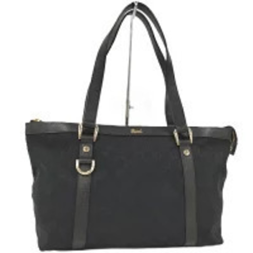 Gucci Tote Bag Black GG Canvas